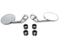 Wyatt Gatling Round Mirror Set Chrome