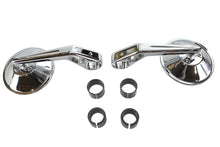 Load image into Gallery viewer, Wyatt Gatling Round Mirror Set Chrome