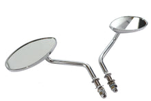 Load image into Gallery viewer, Wyatt Gatling Oval Mirror Set Chrome