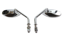 Load image into Gallery viewer, Wyatt Gatling Oval Mirror Set Chrome