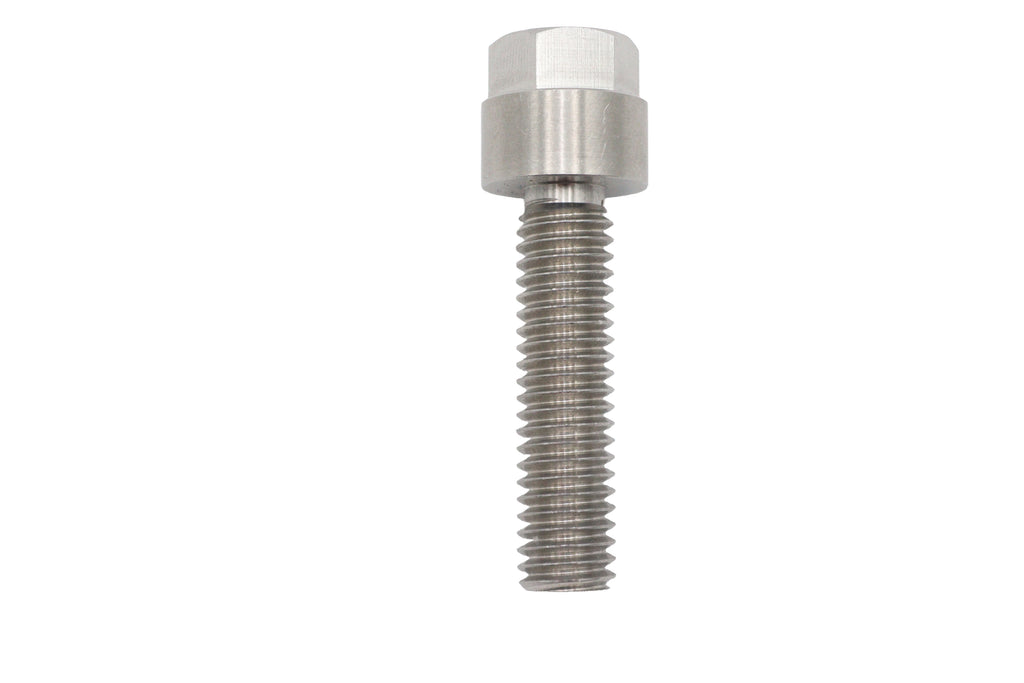 39mm Fork Mirror Stud Mount Natural Stainless Steel