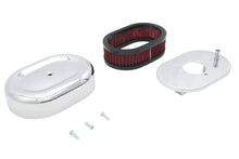 Load image into Gallery viewer, Mini Oval Air Cleaner Kit Chrome For Bendix Carburetors