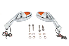 Load image into Gallery viewer, Ellipse Mirror Set with LED Turn Signal