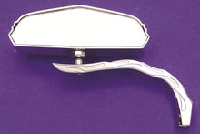 Load image into Gallery viewer, Chrome 5 Skull Mirror with Billet Worm Stem