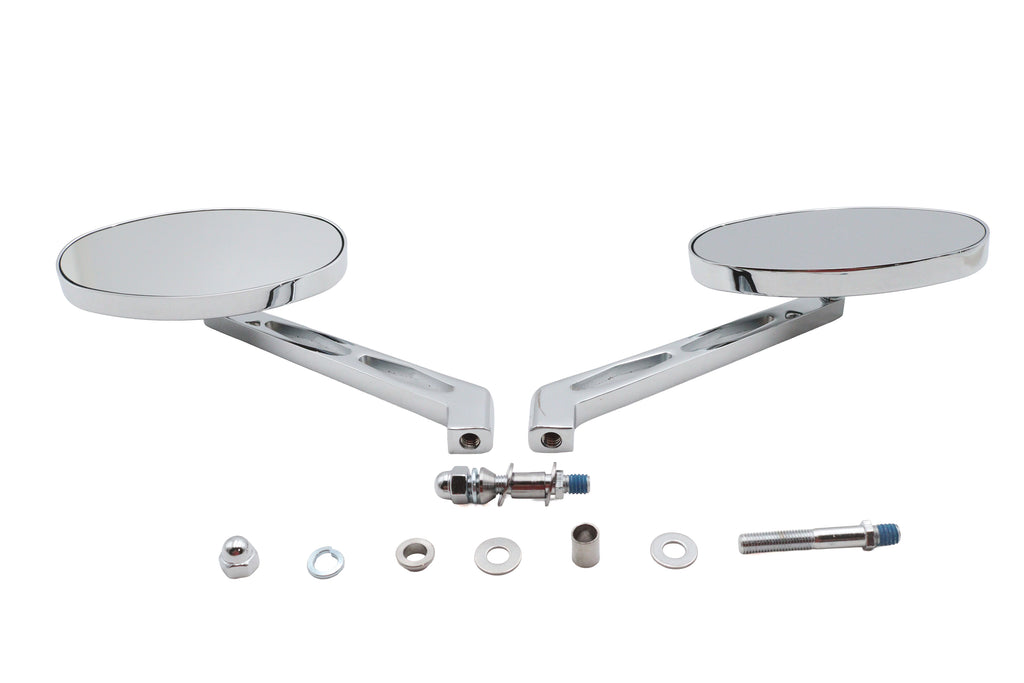 Cateye Mirror Set with Cutout Stems