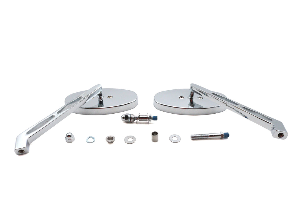 Cateye Mirror Set with Cutout Stems