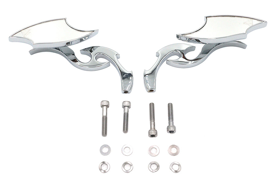Lucifer Mirror Set Billet with Scroll Stem
