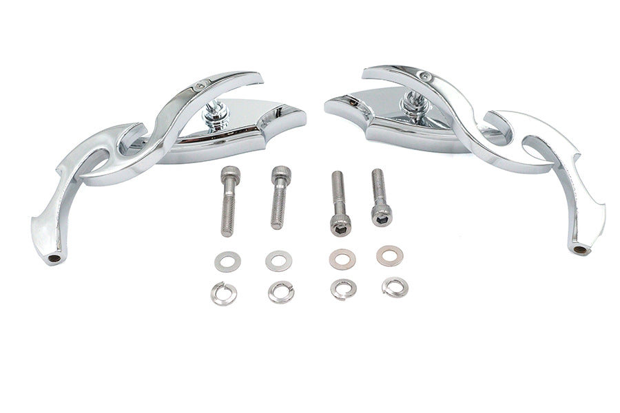 Lucifer Mirror Set Billet with Scroll Stem