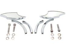 Load image into Gallery viewer, Lucifer Mirror Set Billet with Curve Stem