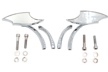Load image into Gallery viewer, Lucifer Mirror Set Billet with Curve Stem