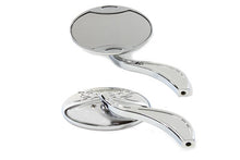 Load image into Gallery viewer, Oval Mirror Set Chrome