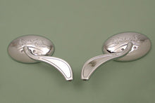 Load image into Gallery viewer, Oval Mirror Set Chrome