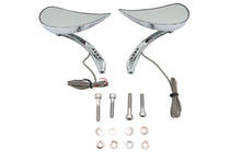 Load image into Gallery viewer, Billet Teardrop Mirror Set