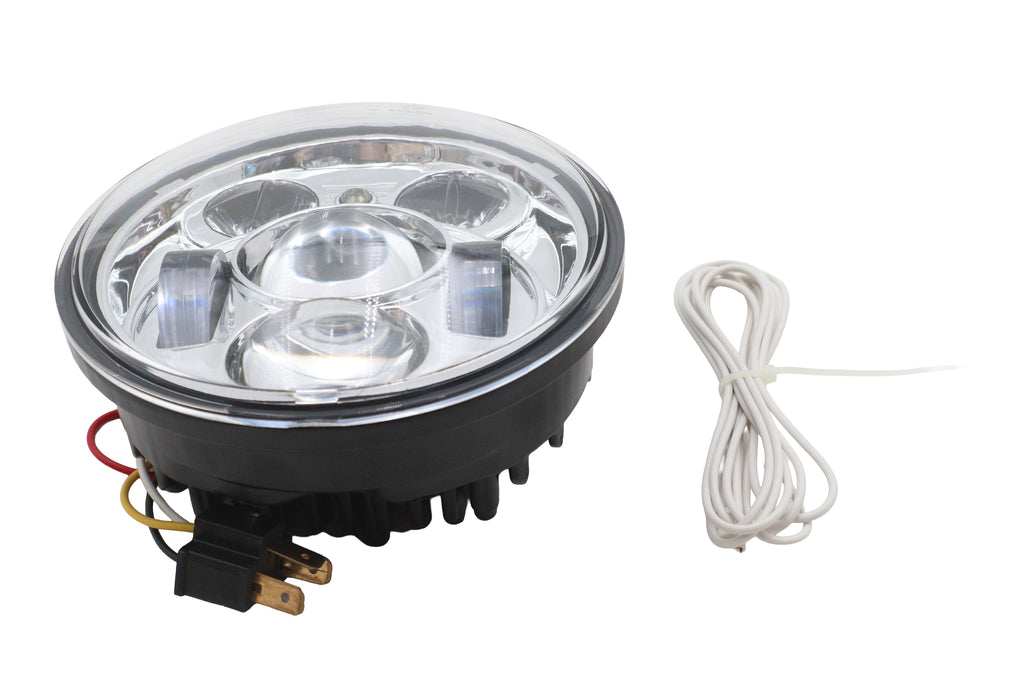 5-3/4 inch Daylight Projector LED Headlamp Chrome