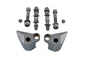Chrome Mirror Mount Block