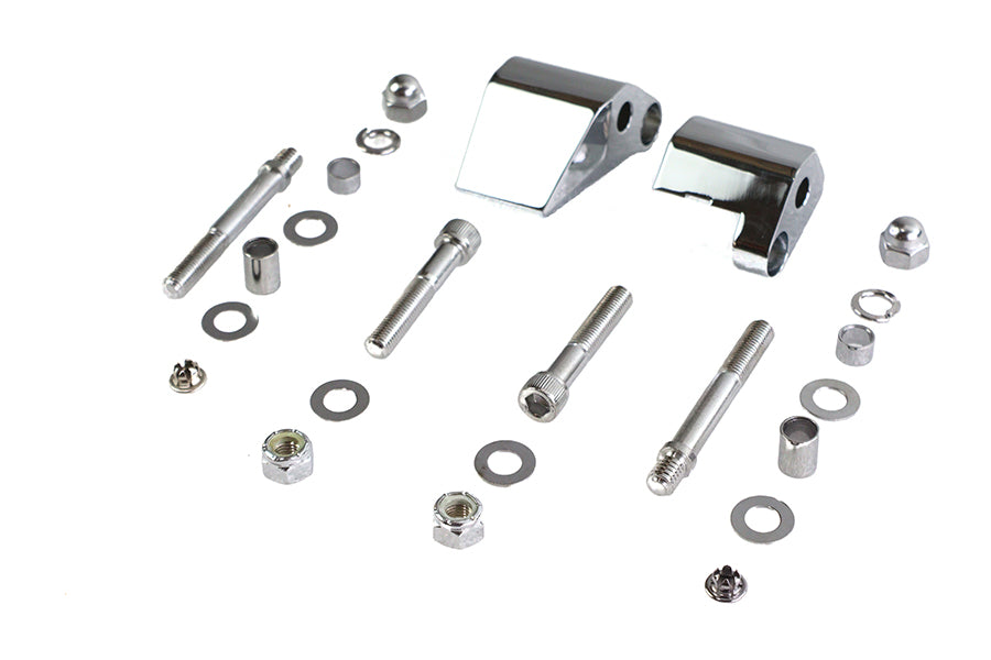 Chrome Mirror Mount Block