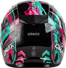 Load image into Gallery viewer, Youth Gm 49y Charge Helmet Black/Pink/Aqua Ys