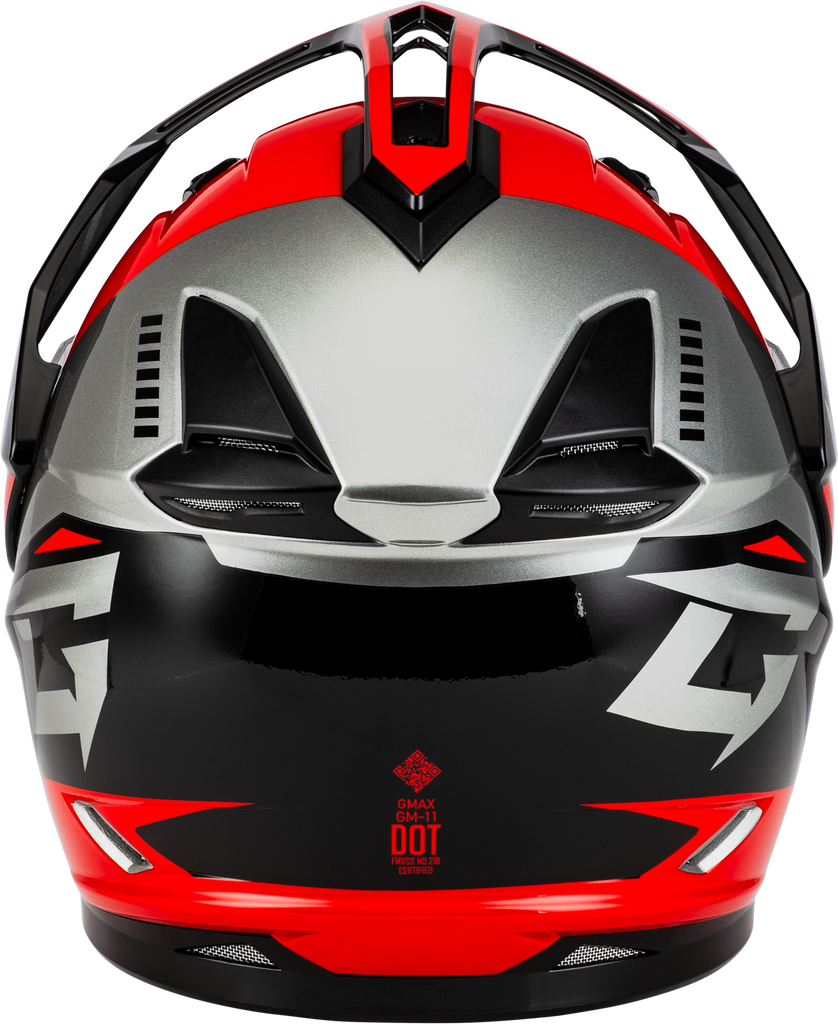 Gm 11s Ronin Snow Helmet W/ Electric Shield Black/Red Xs