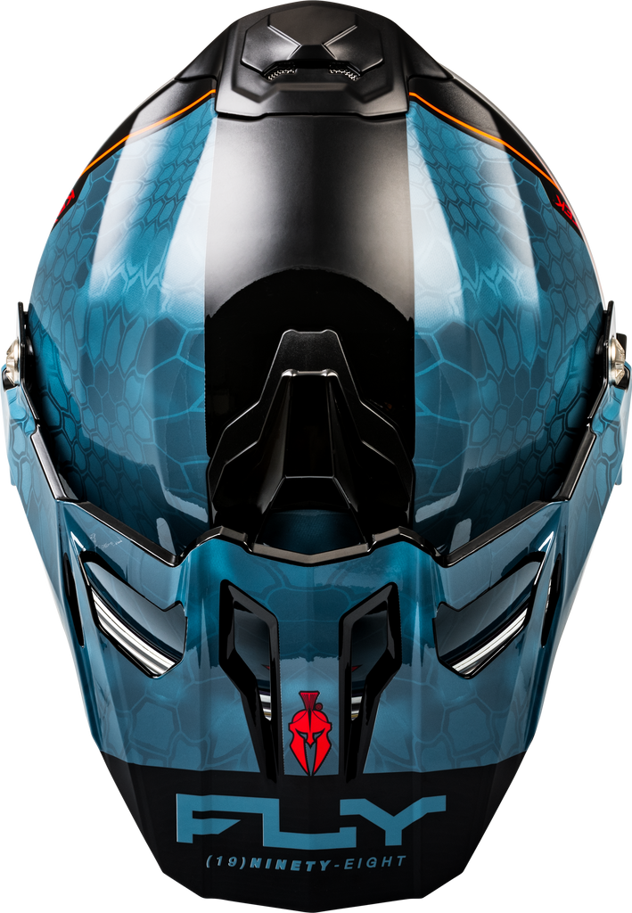 Trekker Cw Conceal Helmet Elec Shld Slate/Black/Red Lg