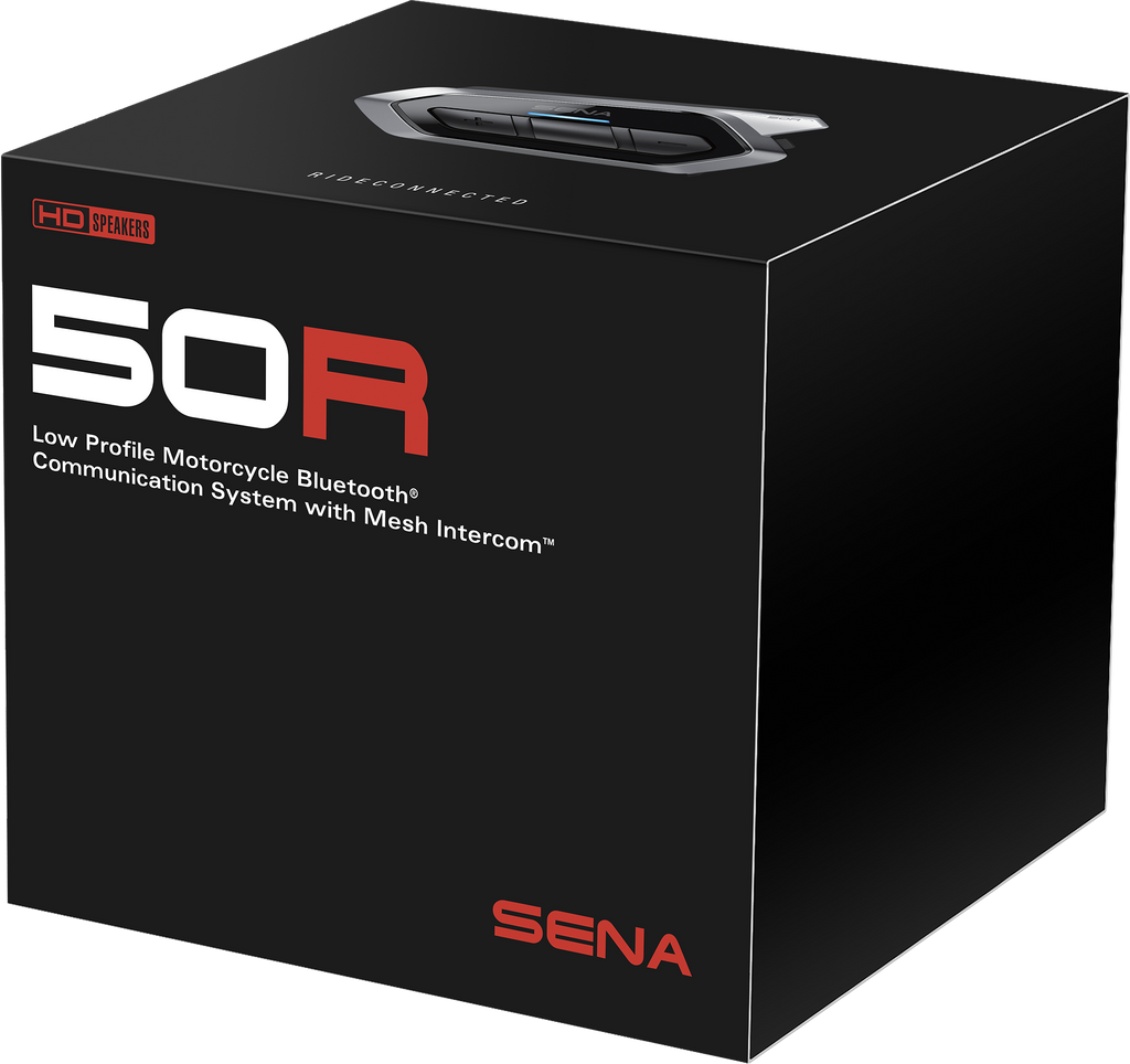 50r Hd Bluetooth Comm System With Mesh Intercom Single