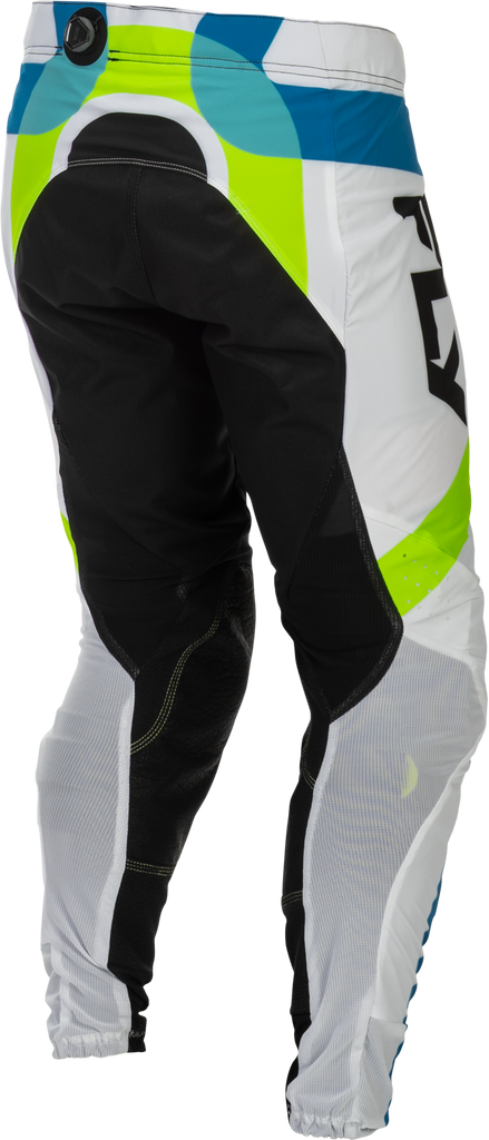 Youth Lite Le Current Pants White/Lime/Blue Sz 26
