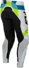 Load image into Gallery viewer, Youth Lite Le Current Pants White/Lime/Blue Sz 26