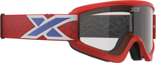 Load image into Gallery viewer, Flat Out Clear Goggle Red/White/Blue Clear