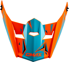 Youth Mx 46y Unstable Visor Hi Vis Orange/Blue Ys Yl