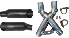 Load image into Gallery viewer, Shorty Dual Muffler Black Busa