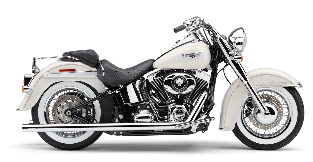 Bad Hombre True Duals Chrome Softail 07 11