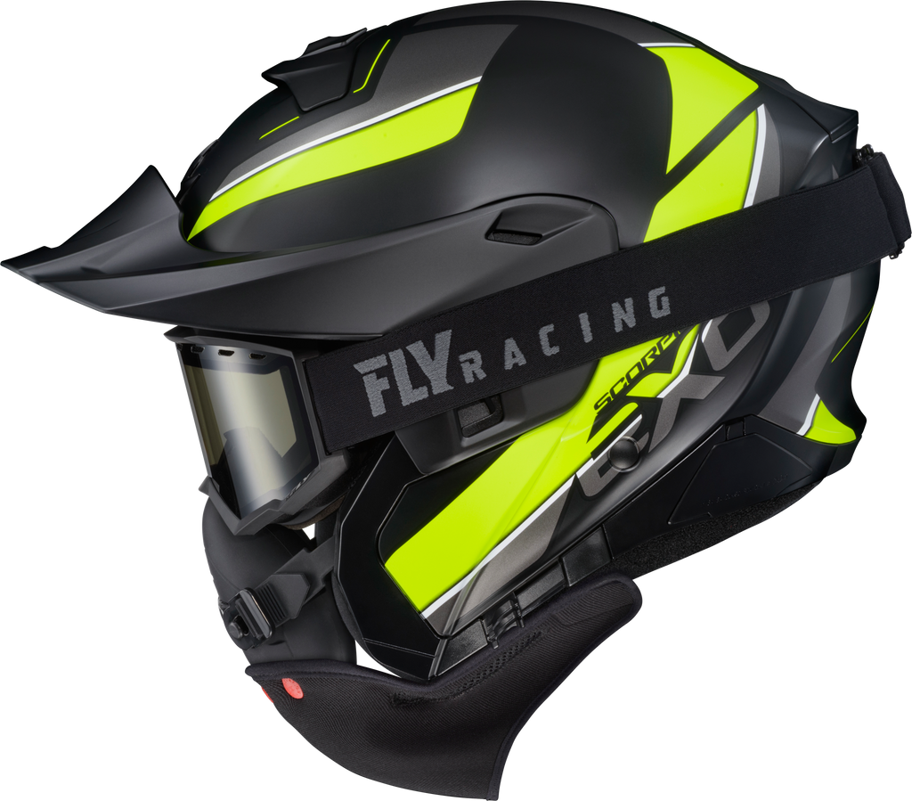 Exo Gt930 Cold Weather Helmet Modulus Hi Vis 2x (Electric)