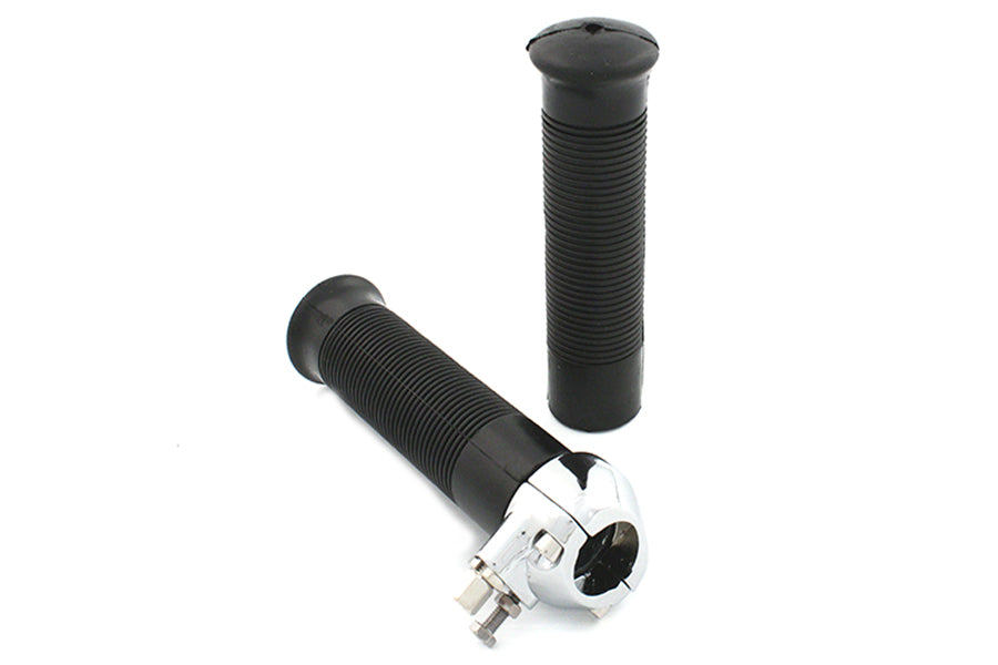 1 inch Twist Grip Assembly Chrome