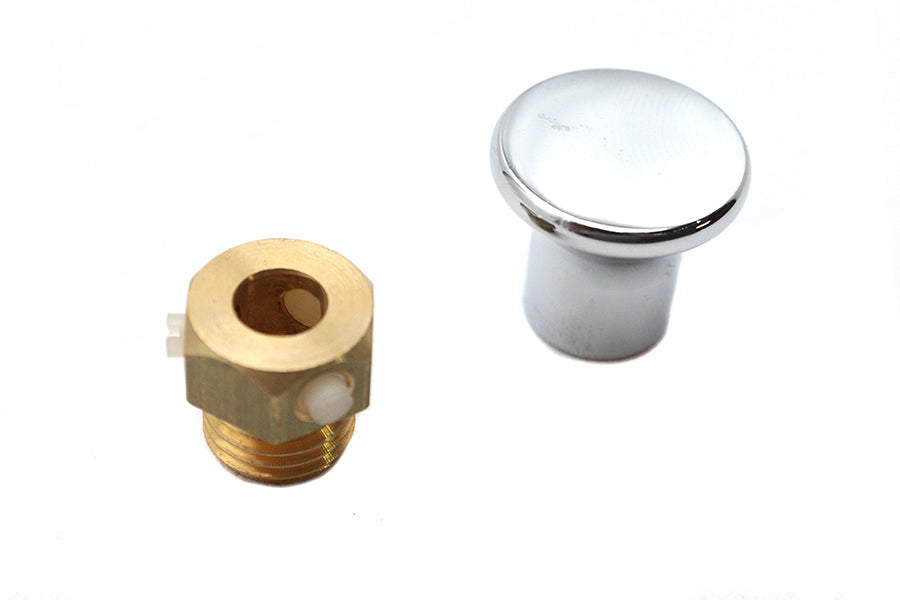 Carburetor Choke Cable Knob Chrome