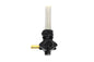 Black Petcock with Nut and 90 Left Outlet