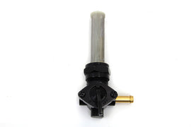 Black Petcock with Right Outlet and Nut