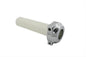 Chrome Handlebar Throttle Clamp and Tube Set