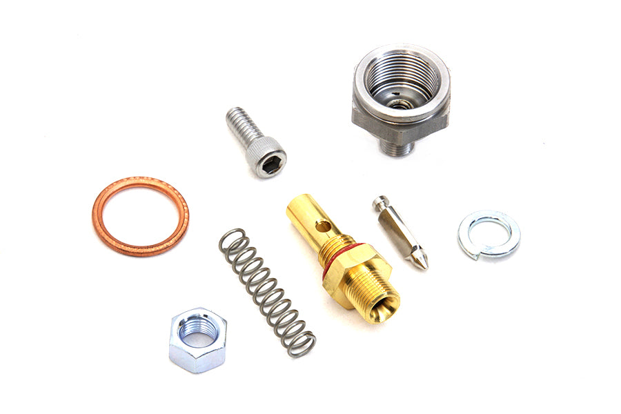 Lock Nut with Linkert Needle and Seat Kit Zinc