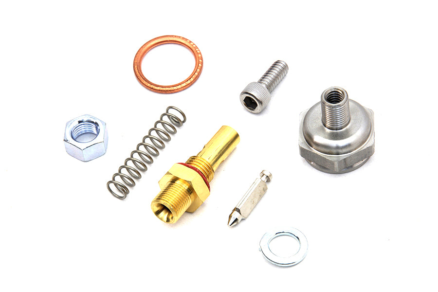 Lock Nut with Linkert Needle and Seat Kit Zinc