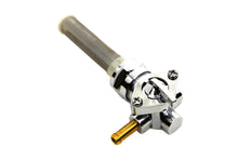 Load image into Gallery viewer, Chrome Petcock with Nut and 90 Left Outlet