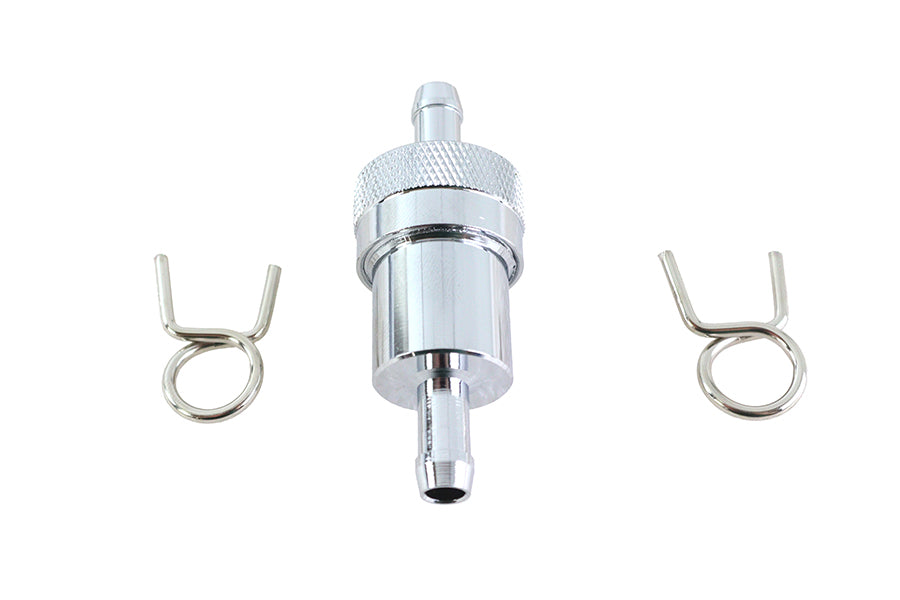 Alloy Fuel Filter Chrome