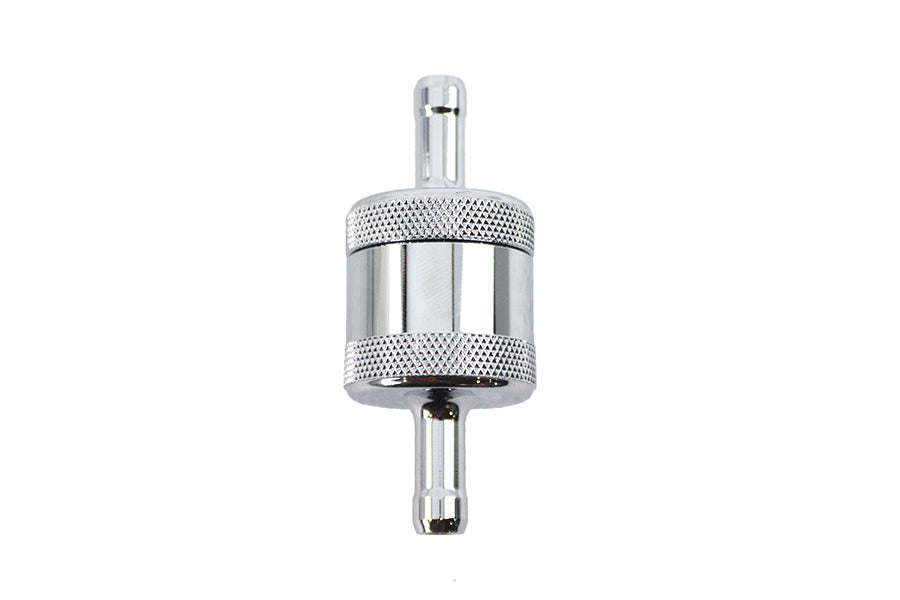 Pingel Inline Fuel Filter Chrome