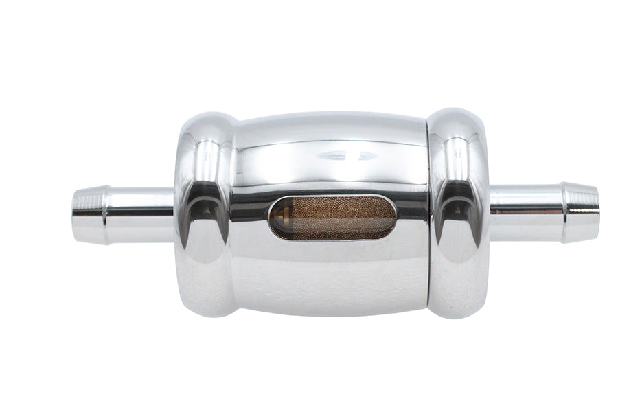 Billet Fuel Filter Chrome