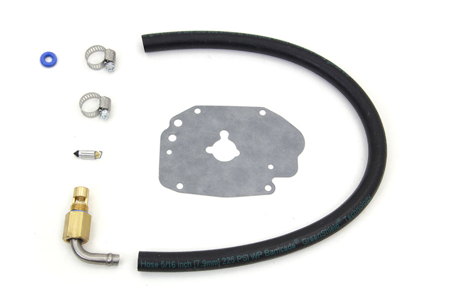 Retrofit Fuel Line Kit Black for S&S  inchE inch and OKO Car