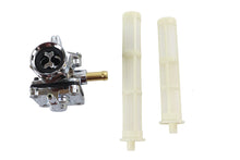 Load image into Gallery viewer, Vacuum Petcock Fuel Valve Chrome