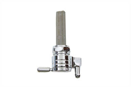 Chrome Sifton Ball Petcock with Downward Outlet and Nut