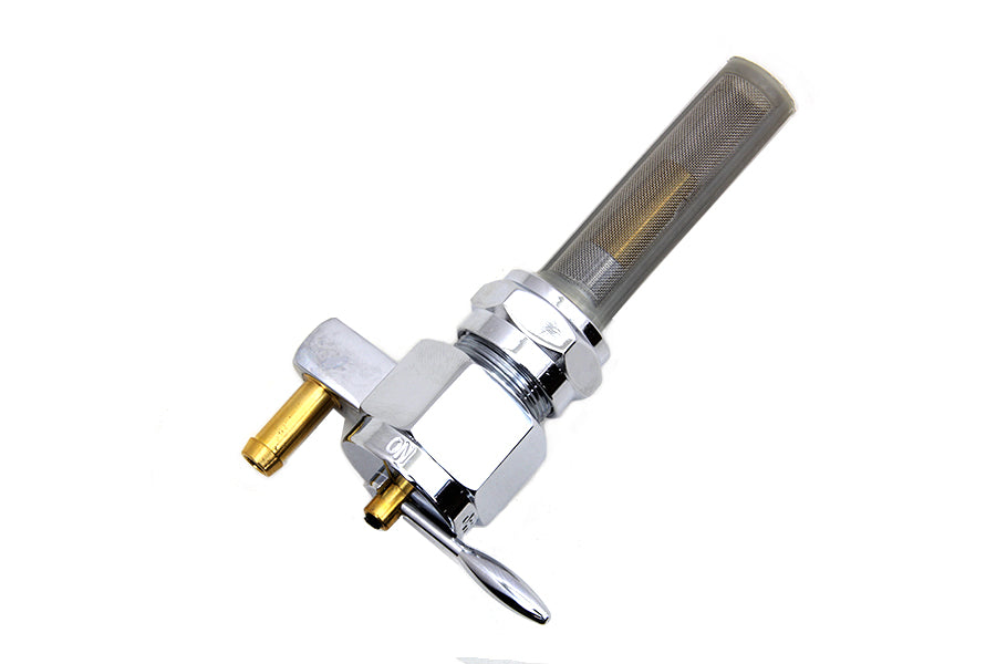 Sifton Chrome Hex Petcock Down Facing