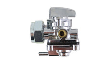 Load image into Gallery viewer, Vacuum Petcock Fuel Valve Chrome