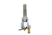 Load image into Gallery viewer, Sifton Chrome Hex Petcock Down Facing with Nut