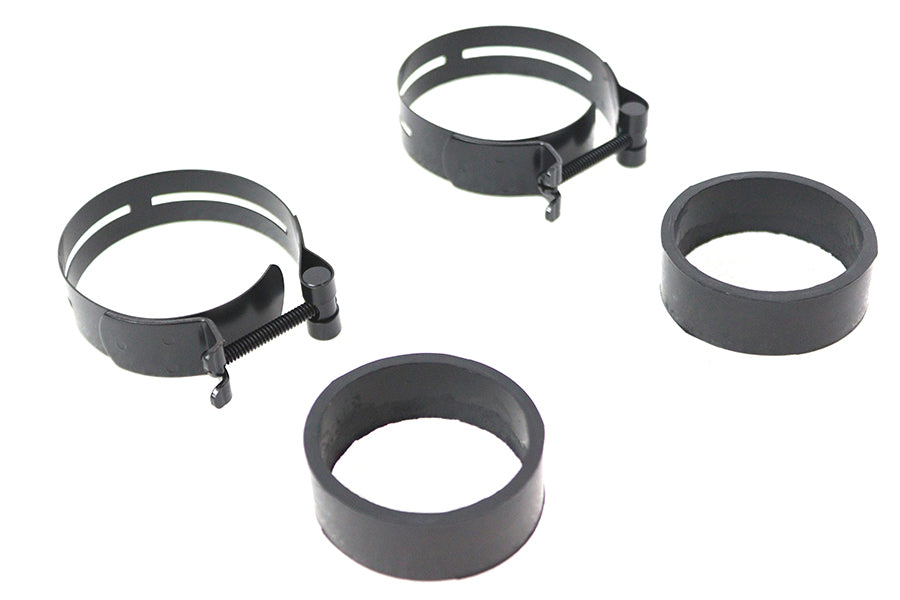 Black Intake Manifold Clamp Set