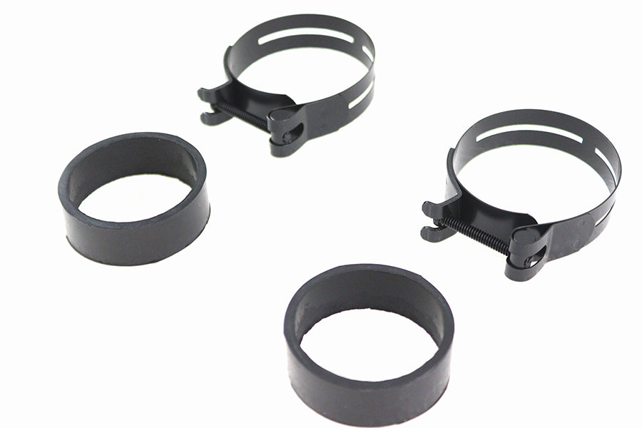 Black Intake Manifold Clamp Set
